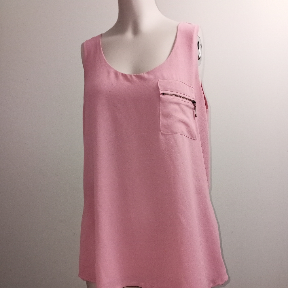 MY MICHELLE pink sleeveless top size medium